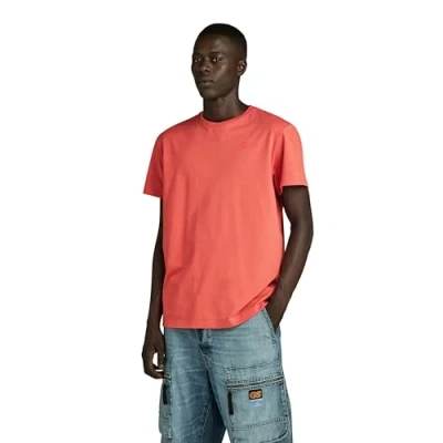 Image of G STAR RAW Men&#039;s Nifous T Shirt, Pink (finch D24449 336 5789), S