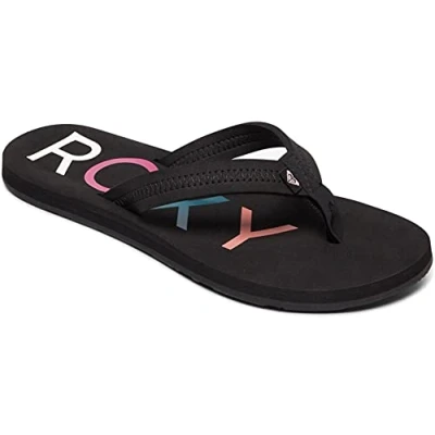 Image of Roxy Women&#039;s Vista Sandal Flip Flop, Open Beige, 3 UK