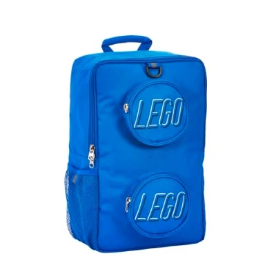 Image of Lego Brick Backpack Purple Carry On Luggage, Blue, One Size,