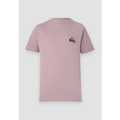 Image of Quiksilver Short Sleeved T Shirt EV Mini Logo SS Men&#039;s Purple XS