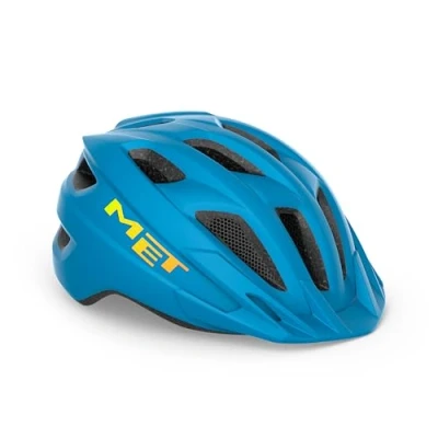 Image of MET Crackerjack Children&#039;s Cycling Helmet In Cyan One Size (52 57 cm)