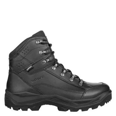 Image of Lowa Mens Renegade II GTX MID TF Leather Textile Black Boots 9 UK