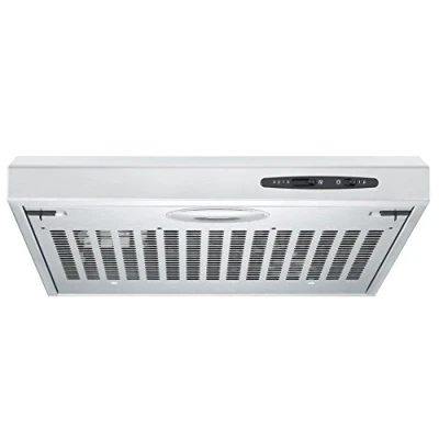Image of Cookology Visor Cooker Hood 50cm Wall Mounted Kitchen Extractor Fan in Stainless Steel