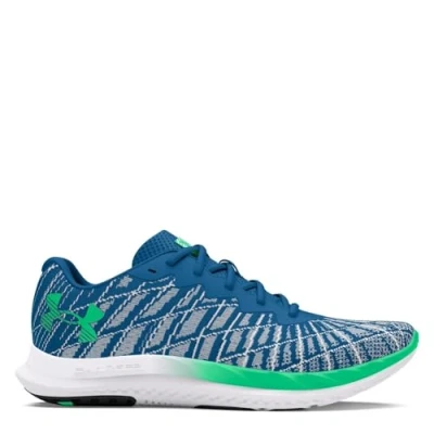 Image of Under Armour Charged Breeze 2 Running Shoes Mens Photo Blue/White 9 (44)