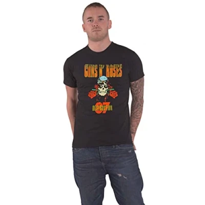Image of Guns N Roses T Shirt Use Your Illusion World Tour Official Mens Black XX Large