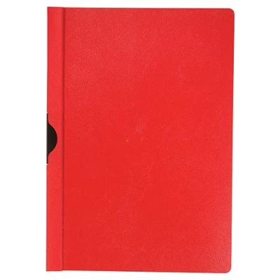 Image of Q Connect Quickclip File 3mm A4 Red (Pack of 25) Ref KF00461