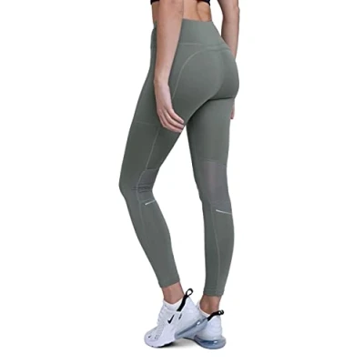 Image of TCA Women&#039;s SuperThermal Performance Workout High Waisted Running Training Tights Leggings with Pocket Army, L