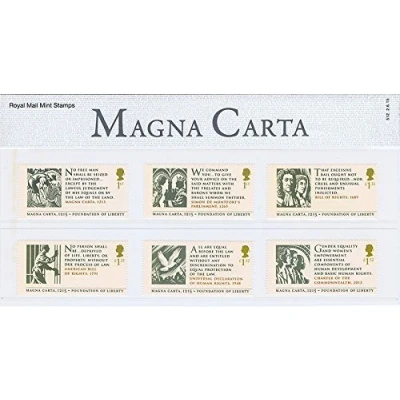 Image of 2015 Magna Carta Presentation Pack PP486 (printed no. 512) Royal Mail Stamps by