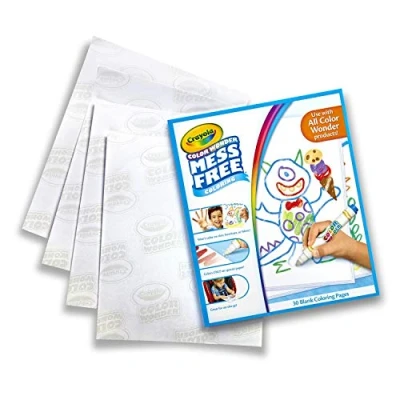 Image of Crayola Color Wonder 75 2479 E 000 Mess Free Colouring White Refill Paper