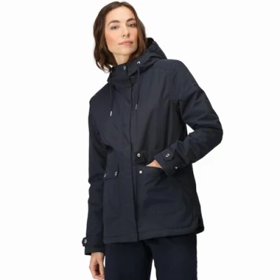 Image of Regatta Womens Broadia Waterproof Insulated Jacket Navy 12
