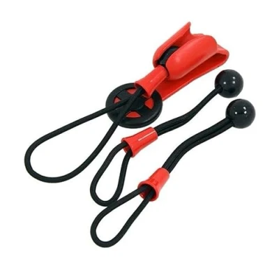 Image of Bungee Belt Tool Holder System Work Clip with 3 Ball Big Lugg 2 Workmans Drill