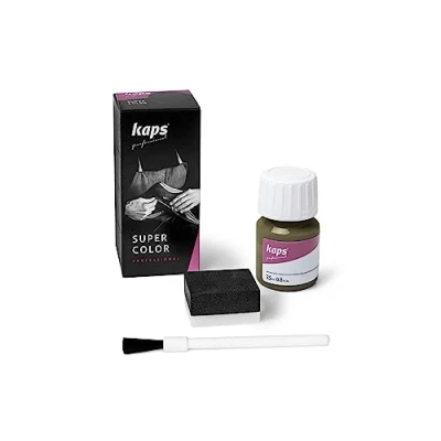 Image of KAPS Super Color, Leather Dye for Natural Leather, Faux and Fabric, 25 ml (134 Olive Green)