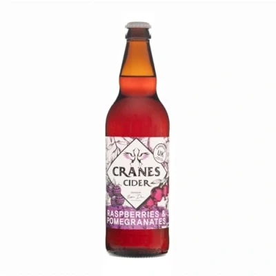 Image of Cranes Raspberries &amp; Pomegranates Cider, 8X500ml