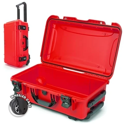 Image of Nanuk 935 Waterproof Carry On Hard Case with Wheels Empty Red