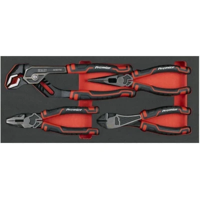 Image of Premier Pliers Set with Tool Tray 4 Piece