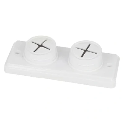 Image of Securit Towel Holder White Double