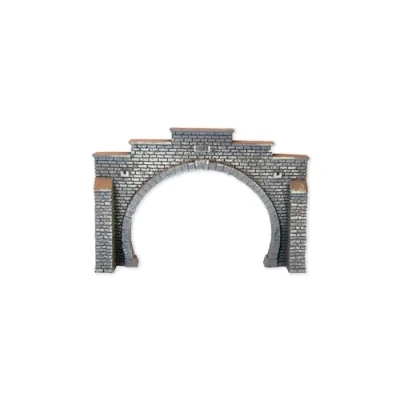Image of Noch Tunnel Portal, Double Track, 12.3 x 8.5 cm, N Gauge, Model Building Accessory