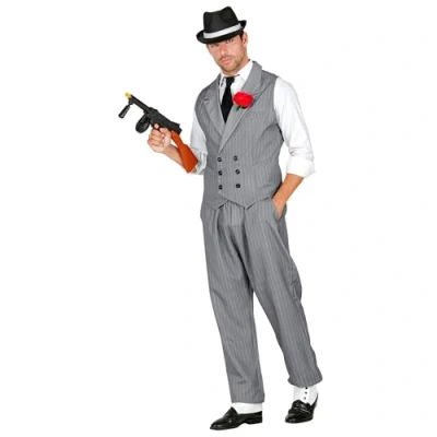 Image of Widmann 10252 Mafia, costume, multicoloured, M
