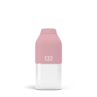 Image of monbento Kids Water Bottle MB Positive S Pink 330ml Leakproof Perfect for School, Park, Travel BPA Free Food Grade Safe
