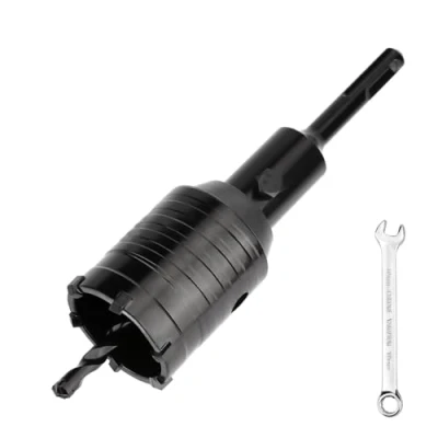 Image of hsawbit 55mm Concrete Hole Cutter Core Drill Bit with 110mm SDS Plus Shank Connecting Rod, Masonry Saw Tungsten Carbide Teeth for Cement Brick Wall Stone