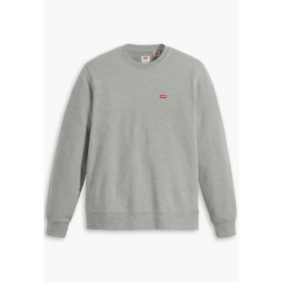 Image of Levi&#039;s THE Original CREW Sweatshirt, Men&#039;s, Size: XS, Chisel grey heather