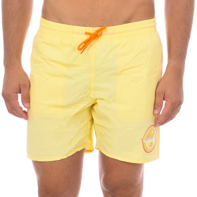Image of Napapijri Mens V VERNEY short style swimsuit with quick drying fabric NP0A4G5C men Yellow Polyamide Size 2XL