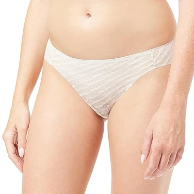 Image of Sloggi Women&#039;s ZERO Lacy H High leg Briefs, NATUREL (076), S