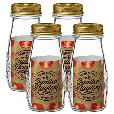 Image of URBN CHEF Quattro Stagioni Preserve Jars with Airtight Screw Lid from (4, 400ml)