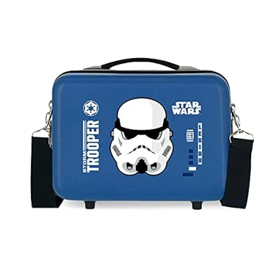 Image of Star Wars Storm toiletry bag, customisable, with shoulder blue, 29 x 21 15 cm, rigid, ABS 9.14 l