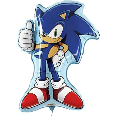 Image of Toyland® 74cm (29&quot;) The Hedgehog Shaped Character Foil Balloon Kids Party Balloons