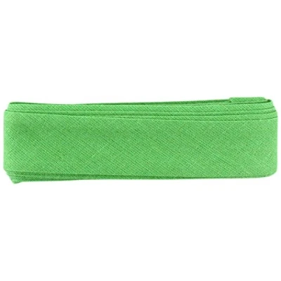 Image of Inastri Cotton Bias Binding 25/5/5mm Colour Emerald Green 59 3m, 100%, 13 x 11 2 cm
