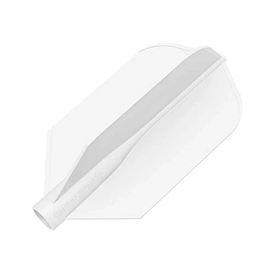 Image of 8 Flight White Slim Pro Dart Flights
