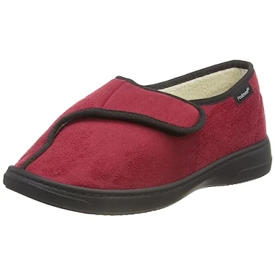 Image of PodoWell Unisex Amiral Slipper, Red, 6.5 UK Wide
