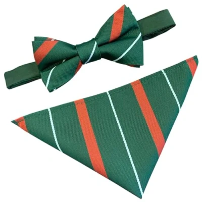 Image of Light Infantry (post 1995) Regimental Bow Tie &amp; Hanky Set