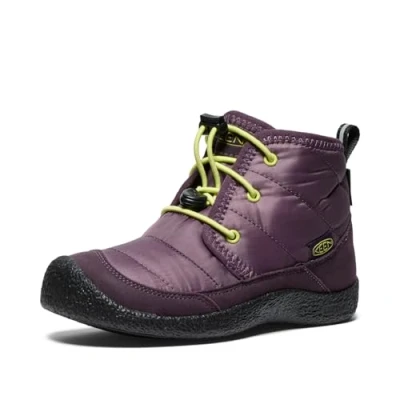 Image of Keen Howser II Chukka WP Unisex Hiking shoes for kids, Size: 12k, Purple Textile/synthetics