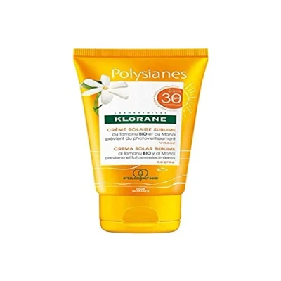 Image of Klorane Polysianes Sublime Sunscreen with Organic Tamanu and Monoi SPF30 50ml
