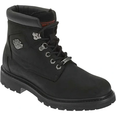 Image of Harley Davidson Men&#039;s Badlands Motorcycle Boot, Black, 10 UK