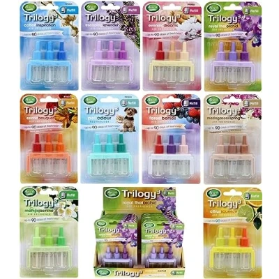 Image of 3VOLUTION PLUG IN AIR FRESHENER REFILLS TRILOGY3 AMBI PUR COMPATIBILITY 20ml (Random Fragrance)