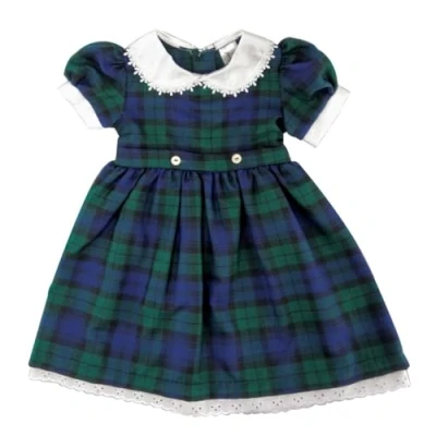 Image of BRAW CLANS TARTANS Black Watch Kids Tartan Dress Belt Ties Made in UK Scottish Heritage Gift for Girls Size 3 Year