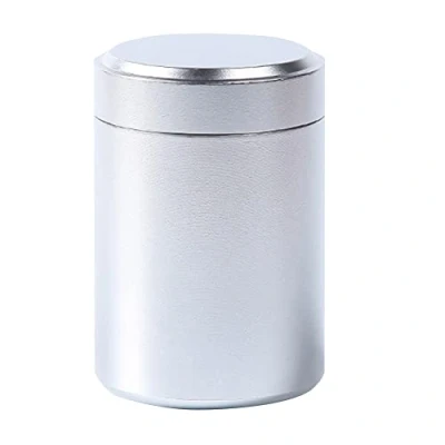 Image of WOTEG Tea Canister 70ML Airtight Tin Canister,Tea for Loose Tea, Kitchen Canisters, Containers Coffee Sugar