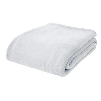 Image of Catherine Lansfield Extra Large Raschel Velvet Touch 200x240cm Blanket Throw Silver Grey