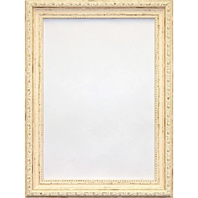 Image of ORNATE SHABBY CHIC STYLE CREAM PICTURE PHOTO POSTER FRAME A3