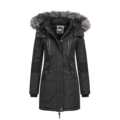 Image of Geographical Norway Women&#039;s Jacket Winter Parka Coracle/Coraly XL FELLKAPUZE Black II, M