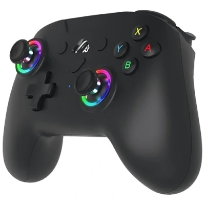Image of Subsonic Wireless controller for Switch and Oled Gamepad bluetooth with LED, vibrations ant 6 axis gyro Black