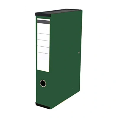 Image of Very Strong Premium Quality Linen Box Files A4 Foolscap (Green)
