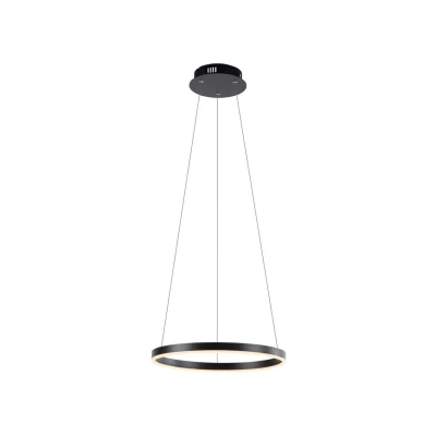Image of JUST LIGHT. Ritus LED pendant light, Ø 39.3cm, anthracite