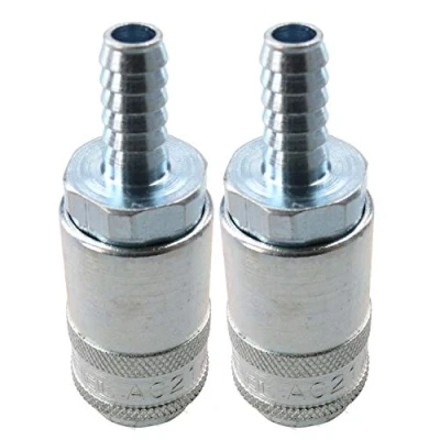 Image of PCL Airflow Coupling 7.9mm (5/16&quot;) Hose Tail Barb One Touch Coupler AC31S x 2