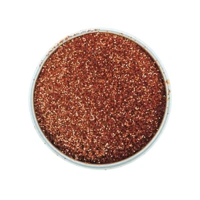 Image of Fine Glitter Makeup Biodegradable Eco for Your face, Body, Hair and Nails Friendly (Orange Fine)
