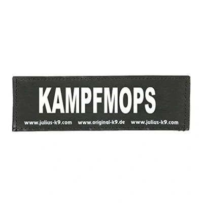 Image of Interchangeable Patches, 1 pair, KAMPFMOPS, Size: Large, Black