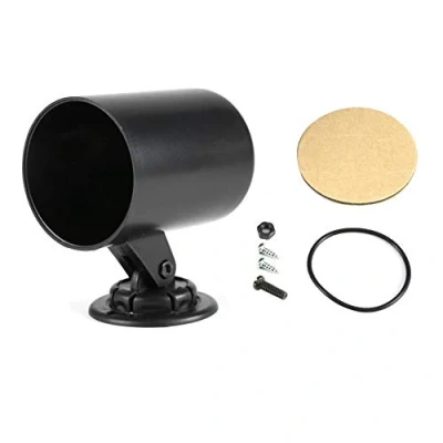 Image of 52mm Gauge Pod, 2inch Universal Plastic Boost Mount Single Hole Dashboard Pod Car Holder with Double sided Tape